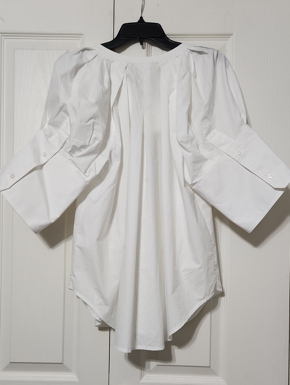 NWT A.L.C. Chloe Puff- Sleeve Top. Size 8 - Picture 8 of 13